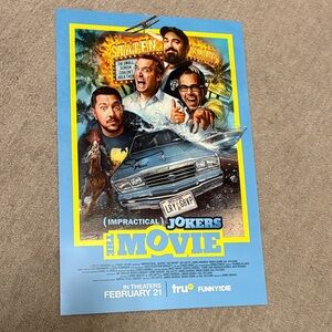 Signed Impractical Jokers Movie Poster, Signed by Murr